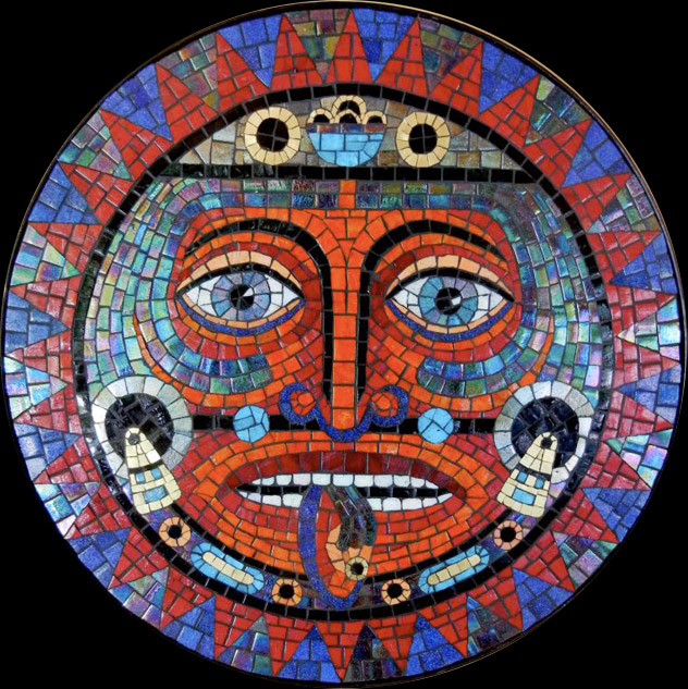 Aztec Sun God  (Private Collection Mexico)